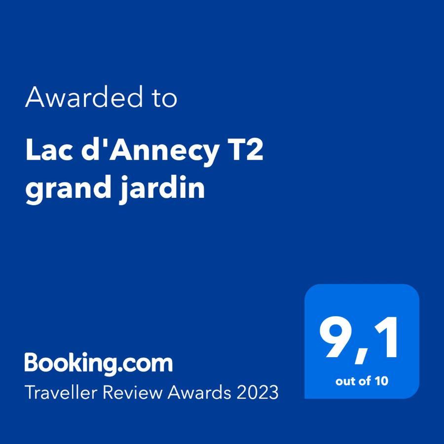 Lac D'Annecy T2 Grand Jardin Doussard Eksteriør bilde
